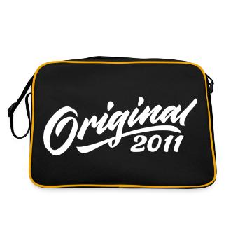 Original 2011 Cadeau D'anniversaire 2011 - Sac Retro - noir/or - Dos