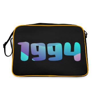 1994 Birthday Gift Vintage 1994 Retro 1994 - Retro Bag - black/gold - Back