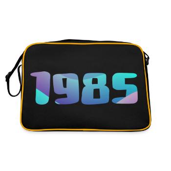 Cadeau Anniversaire 1985 Millésime 1985 Rétro 1985 - Sac Retro - noir/or - Dos
