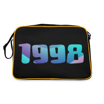 Cadeau Anniversaire 1998 Millésime 1998 Rétro 1998 - Sac Retro - noir/or - Dos