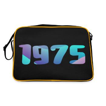 Cadeau Anniversaire 1975 Millésime 1975 Rétro 1975 - Sac Retro - noir/or - Dos