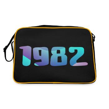 Cadeau Anniversaire 1982 Millésime 1982 Rétro 1982 - Sac Retro - noir/or - Dos