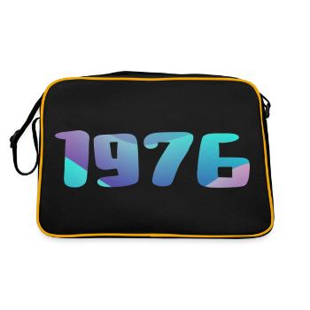 Cadeau Anniversaire 1976 Millésime 1976 Rétro 1976 - Sac Retro - noir/or - Dos