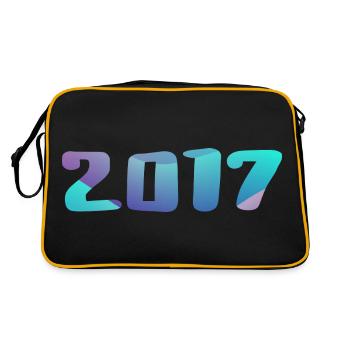 Cadeau Anniversaire 2017 Millésime 2017 Rétro 2017 - Sac Retro - noir/or - Dos