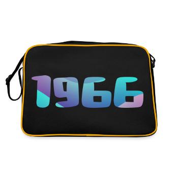 Cadeau Anniversaire 1966 Millésime 1966 Rétro 1966 - Sac Retro - noir/or - Dos