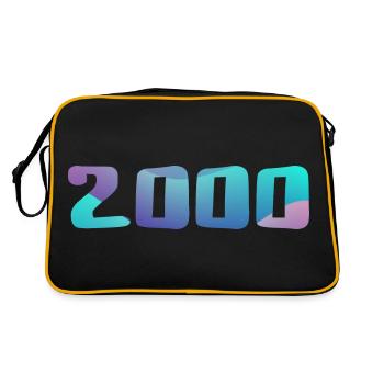 Cadeau Anniversaire 2000 Millésime 2000 Rétro 2000 - Sac Retro - noir/or - Dos