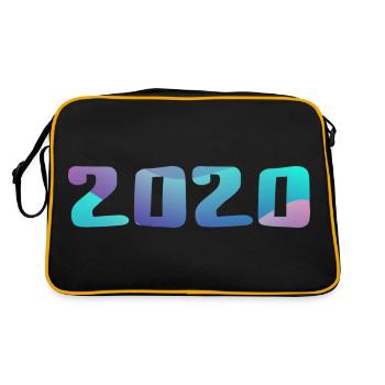 Cadeau Anniversaire 2020 Millésime 2020 Rétro 2020 - Sac Retro - noir/or - Dos