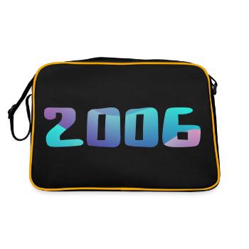 Cadeau Anniversaire 2006 Millésime 2006 Rétro 2006 - Sac Retro - noir/or - Dos