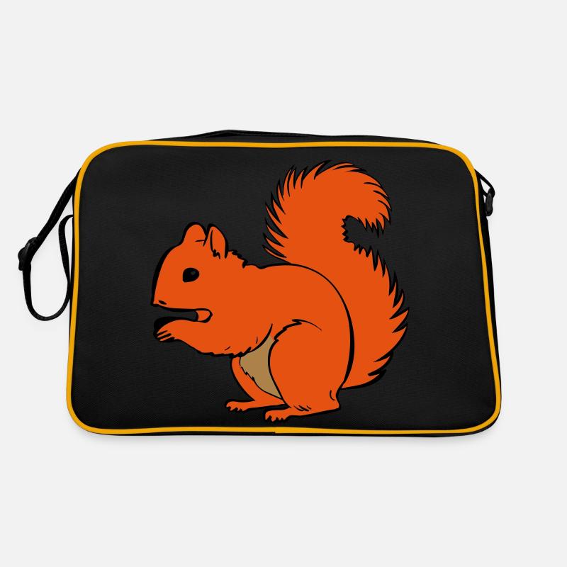 Eichhörnchen Retro Tasche