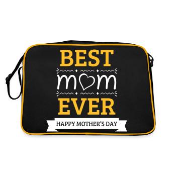Best Mom Ever - Retro Bag - black/gold - Back