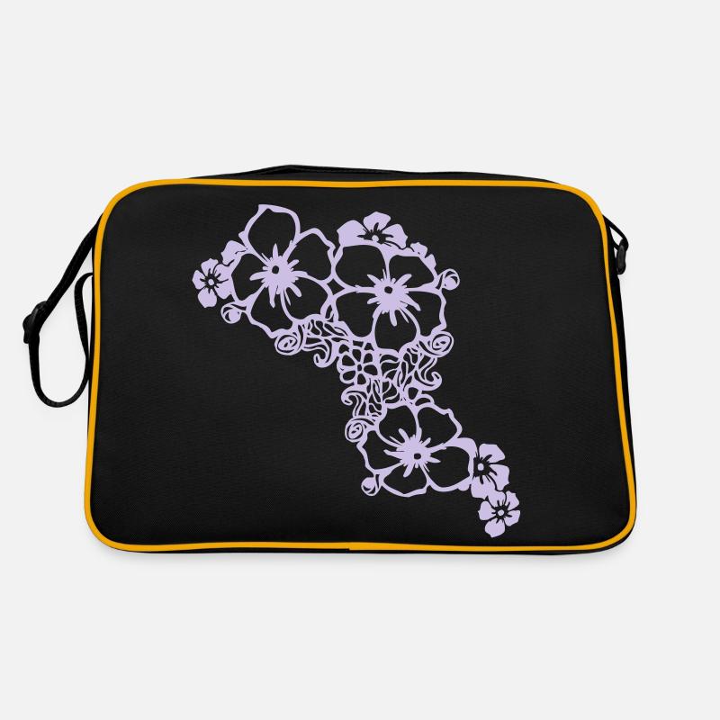 flower Retro Tasche