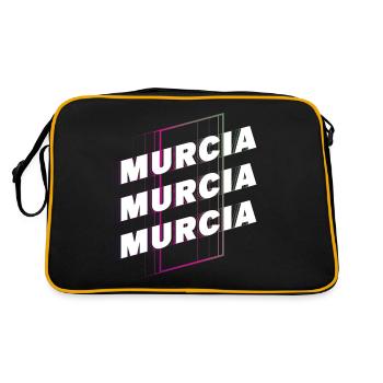 Murcie Espagne City Font Skyline Accueil - Sac Retro - noir/or - Dos