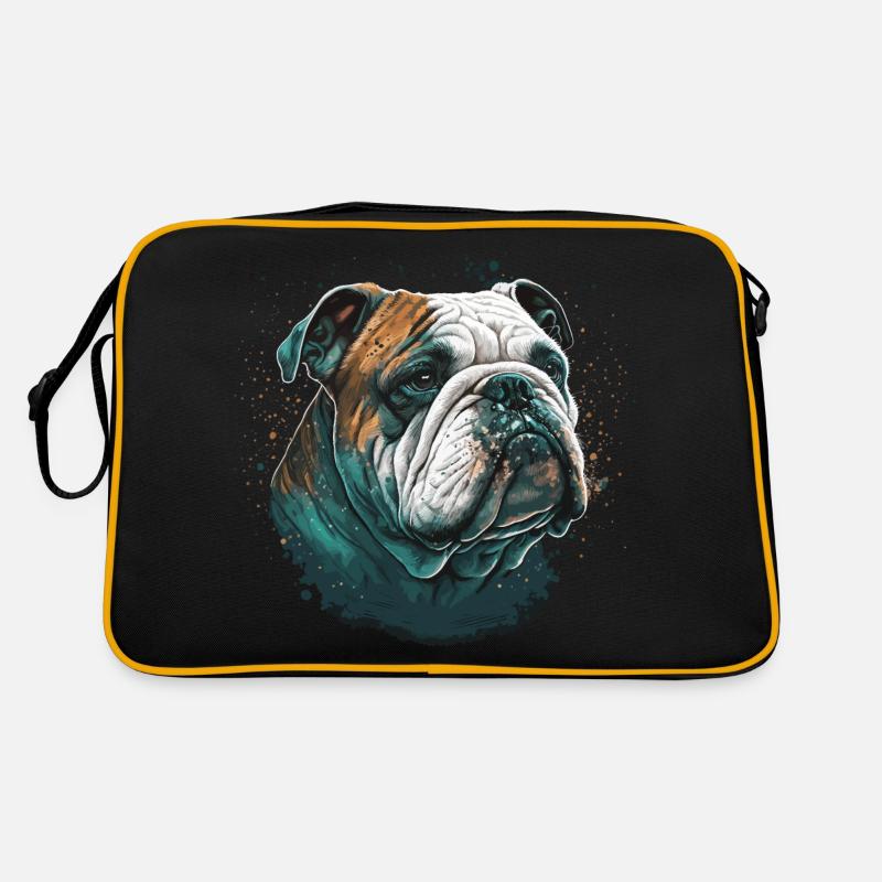 Expression de bouledogue Sac Retro