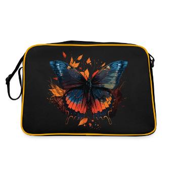 Papillon printanier - Sac Retro - noir/or - Dos