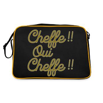 CHEFFE OUI CHEFFE (chef au féminin) - Sac Retro - noir/or - Dos