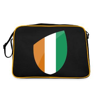 Côte d'Ivoire - Sac Retro - noir/or - Dos
