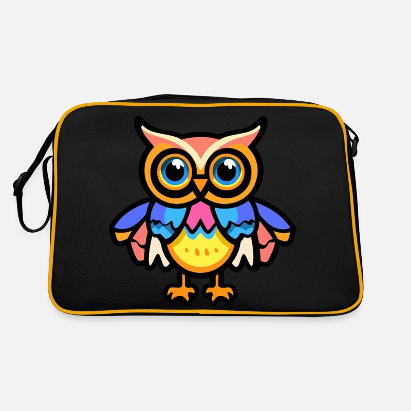 Owl Halloween Comic Funny Retro Bag