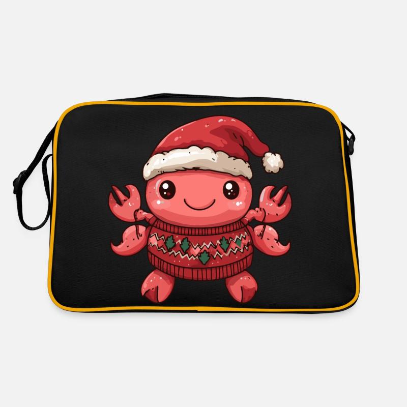 Crab Crab Christmas Retro Bag