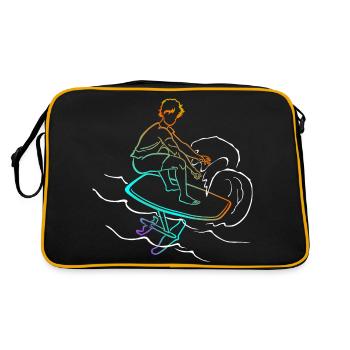 Foil Foiling Wing Sling Surf - Sac Retro - noir/or - Dos