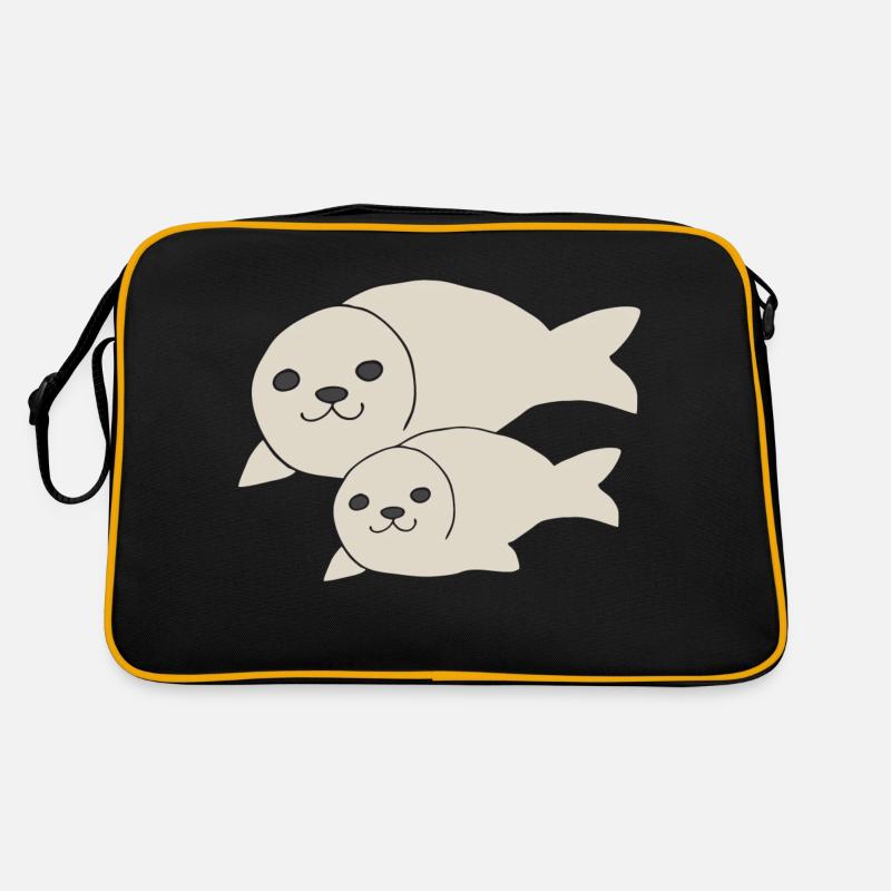 Seal small and large Retro Bag
