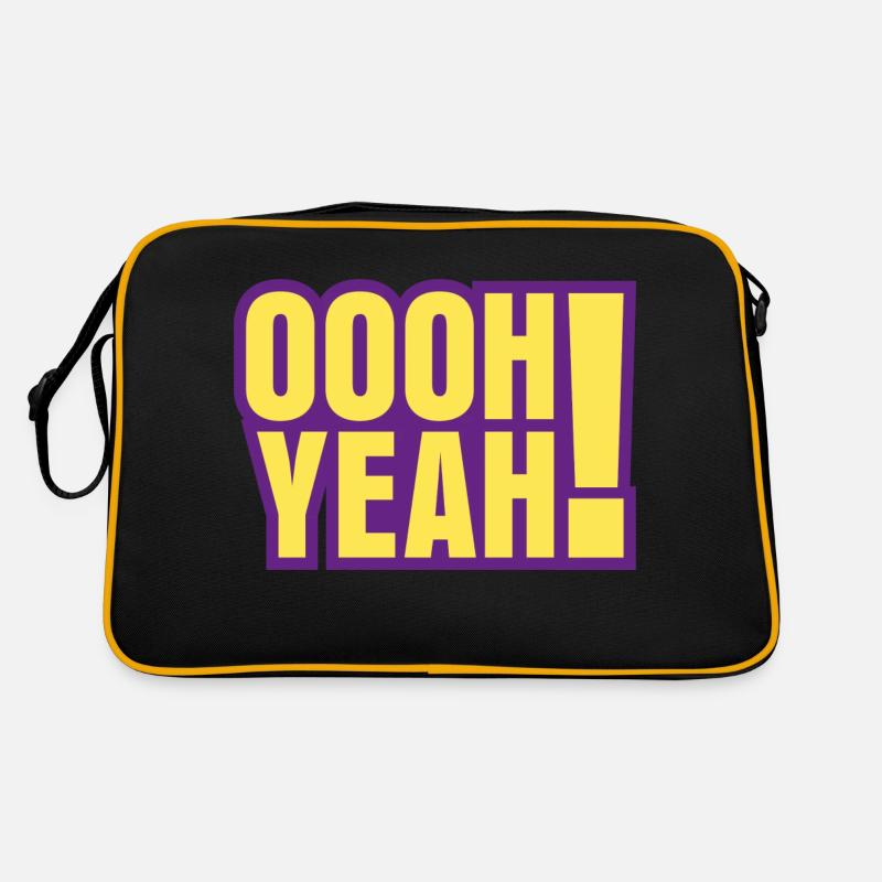 Wrestling 80s - Retro Tasche - Schwarz/Gold