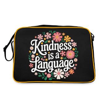 Altruismo Selfless Giving Giving School Spirit - Retro Bag - black/gold - Back