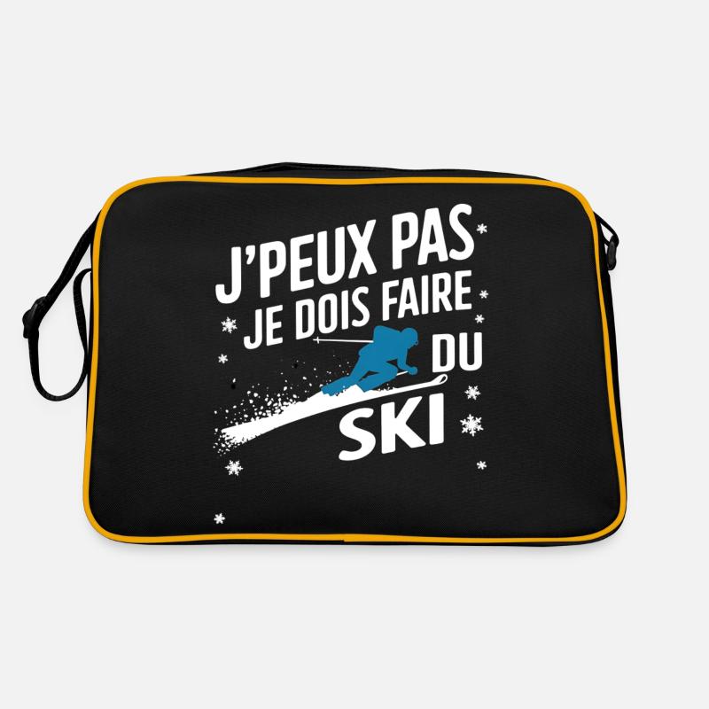 J'peux pas j'ai ski Sac Retro