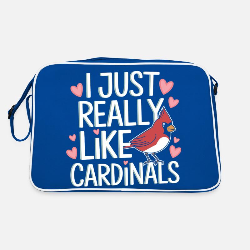 Kardinal Rotkardinal Vogel Roter Kardinal Retro Tasche