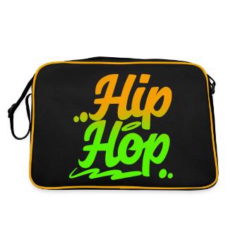 Hip Hop - Sac Retro - noir/or - Dos