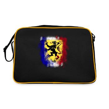 Nord-Pas-De-Calais France - Sac Retro - noir/or - Dos