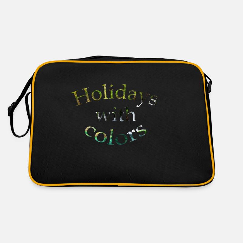 Feiertag - Retro Tasche - Schwarz/Gold