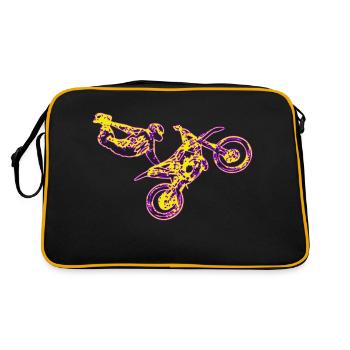 freestyler - Sac Retro - noir/or - Dos