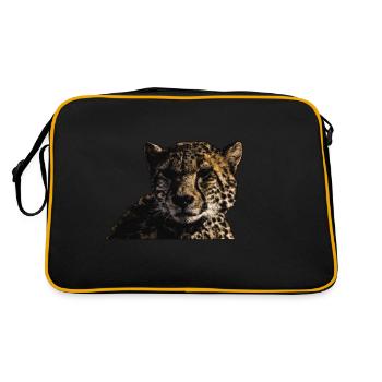 GUÉPARD - Sac Retro - noir/or - Dos