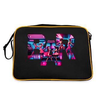 Guten - Retro Tasche - Schwarz/Gold - Hinten