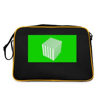Cube - Retro Bag - black/gold - Back