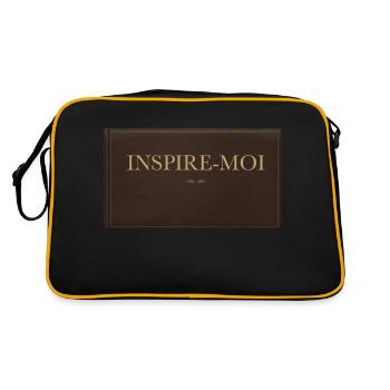 INSPIRE MOI - Sac Retro - noir/or - Dos