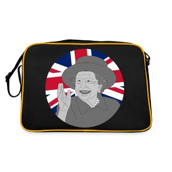 RIP Reine Elizabeth II - Sac Retro - noir/or - Dos