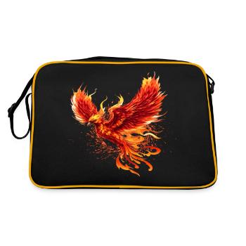 Phoenix Firebird puissance majestueuse Animal - Sac Retro - noir/or - Dos