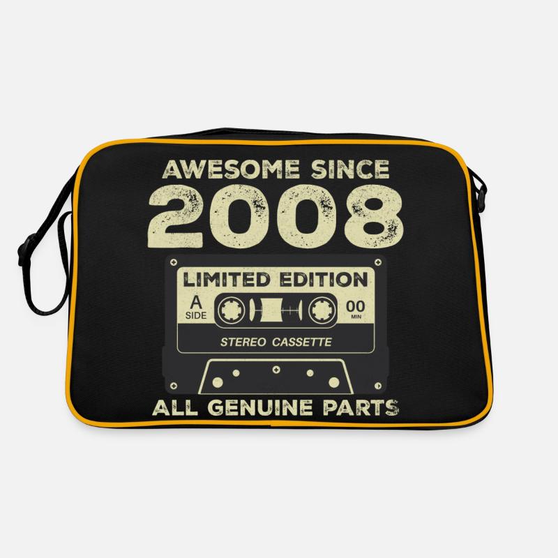 2008 Anniversaire Né(e) 2008 Vintage Rétro Sac Retro