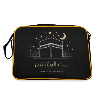 Kaaba Home of the Believers - Retro Bag - black/gold - Back