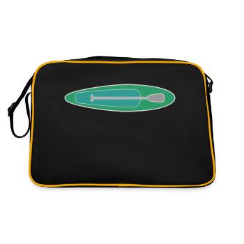 SUP Board - Retro Bag - black/gold - Back
