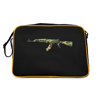 AK47 camouflage - Sac Retro - noir/or - Dos