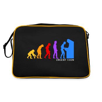 Evolution de l'homme - Sac Retro - noir/or - Dos