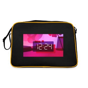 Time – 12:24 PM - Retro Bag - black/gold - Back
