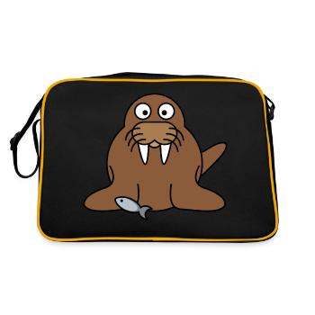 walross2 - Retro Bag - black/gold - Back