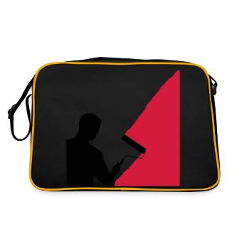 Peintres - Vecteur - Sac Retro - noir/or - Dos