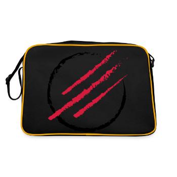 Scratch the Circle - Retro Bag - black/gold - Back