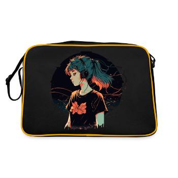 Girl - Retro Bag - black/gold - Back