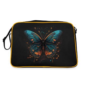 Butterfly Colors - Retro Bag - black/gold - Back
