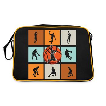 Basketball Basketball Player - Retro Bag - black/gold - Back